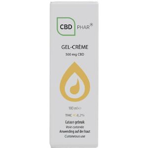 CBD-PHAR Gel-crème - 500 mg CBD per 100 ml - Verfrissende Formule