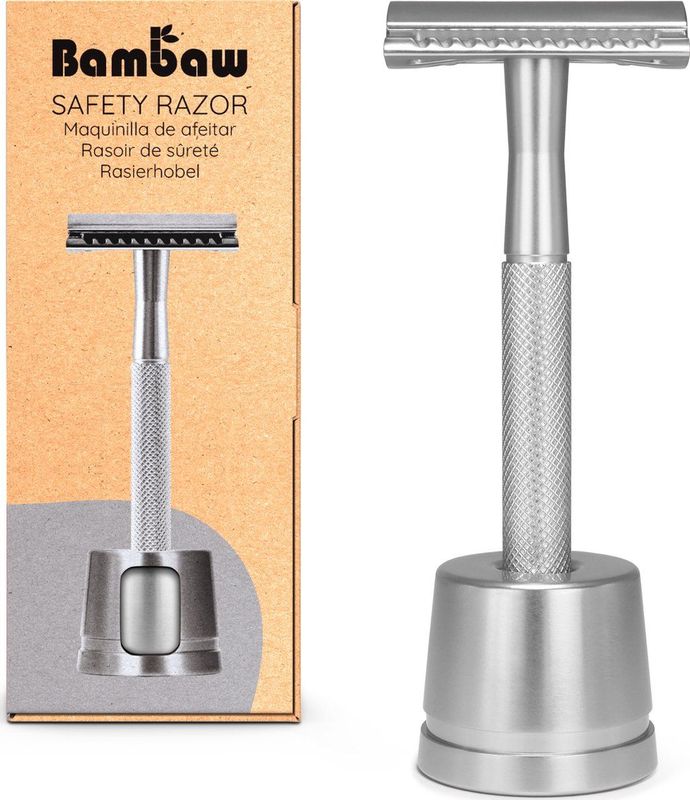 Bambaw - Veiligheidsscheermesjes - Roestvrijstaal - 5 Stuks