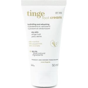 Voetencrème - Verfrissend - Met Menthol en Pepermunt - Voor Droge Huid