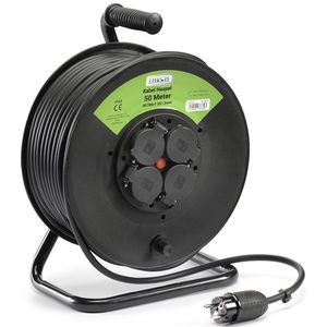 WikuTech WT 4012 - Professionele Kabelhaspel - 50m - H07RN-F 3G 1,5mm²