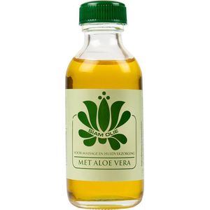 Siam Olie. Voor massage en huidverzorging met Aloë Vera.