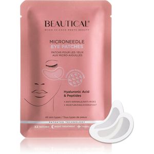 BEAUTICAL Microneedle Eye Patches - Anti rimpel Patches - Eye pads - Oogmasker Wallen - Microneedling - 1 Paar
