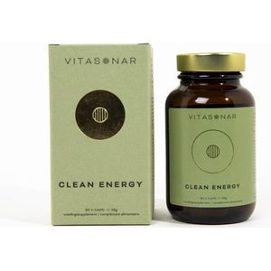 Vitasonar - Clean Energy - 60 Vegetarische Capsules - Chlorella - Matcha Thee