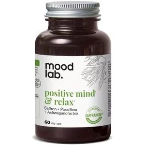 Mood Lab Positive mind & relax Capsules 60 stuks