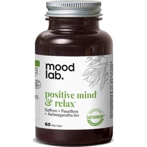 Moodlab - Positive Mind & Relax - Voedingssupplement - Vegan - Gluten Vrij