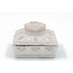 Sieradendoosje Voor Je Juwelen En Sieraden - Wit Met Roze
