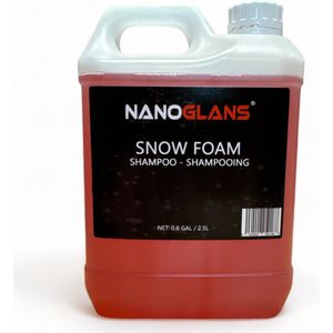 Nanoglans PRO SNOW FOAM shampoo 2.5L - Contactloze Auto - Truck - Moto wassen - Auto Foam Shampoo - Hogedrukreiniger - Kärcher Foam