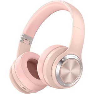 Koptelefoon voor kinderen en tieners | B21 | draadloos | bluetooth | touch | roze