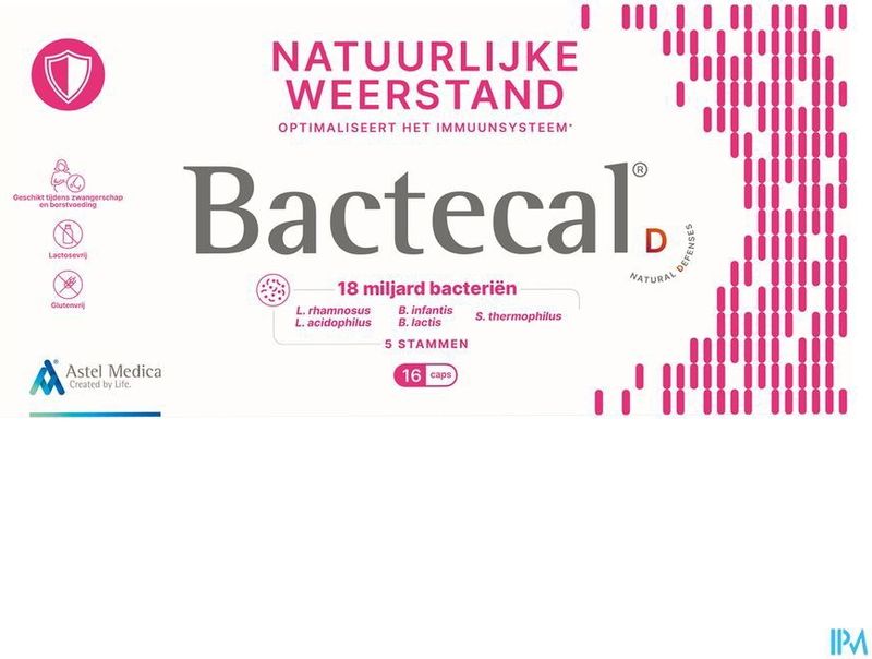 Bactecal D - Vitamine D - 3 Bacteriefamilies - Ondersteunt Immuunsysteem