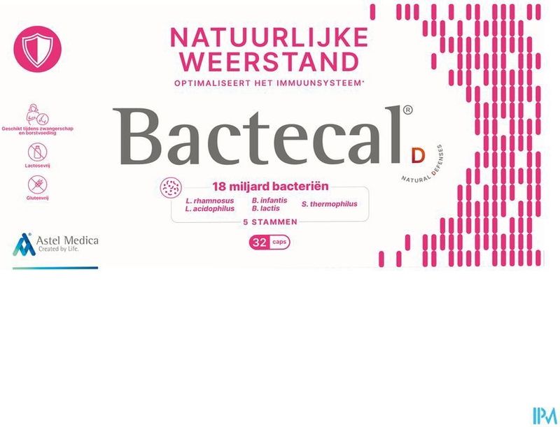 Bactecal D - Vitamine D - 3 Bacteriefamilies - Ondersteunt Immuunsysteem