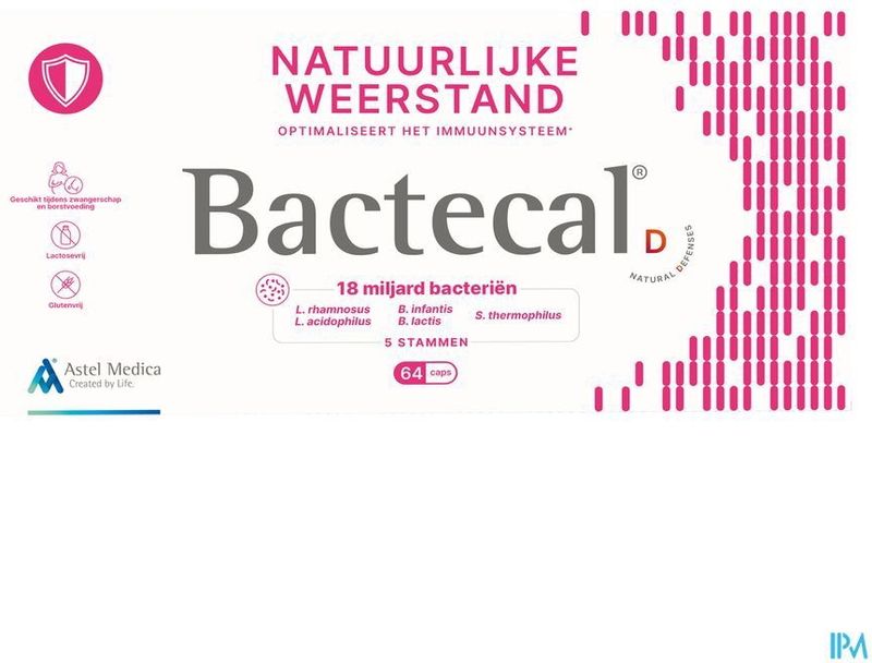 Bactecal D - Vitamine D - 3 Bacteriefamilies - Ondersteunt Immuunsysteem