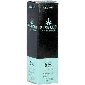 Pure - CBD 2,5% CBG 5% Olie - 10 ml - Cannabinoïden en Terpenen