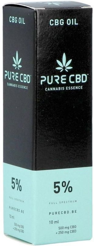 Pure - CBD 2,5% CBG 5% Olie - 10 ml - Cannabinoïden en Terpenen