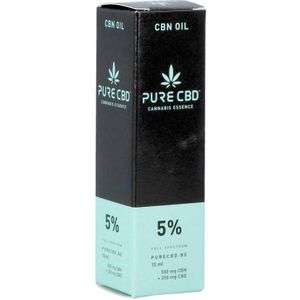 CBD - CBN Olie - 5% CBN - 2,5% CBD - Essentiële Terpenen en Flavonoïden