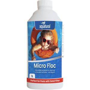 Aquatural Micro Floc 1 liter - vlokmiddel voor helder en schoon zwembadwater