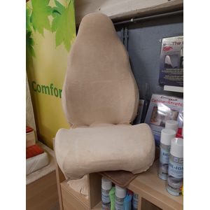 Bestelwagen Stoelhoes Interieur Camper / Mobilhome Stretch badstof set per 2 kleur Camel universeel model