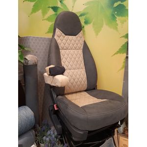 Armleuning bescherming voor Camper / Mobilhome / Caravan Arm Stretch badstofhoes per 2 stuks kleur Camel universeel model