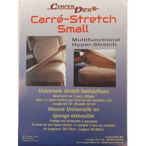 Bankhoes bescherming SMALL voor Camper / Mobilhome / Caravan Carré Stretch SMALL badstofhoes per stuk kleur Camel universeel model