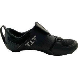 TriTiTan HAWK TR+ Triathlon Cycling Shoe - triatlon schoenen - fietsschoenen - race schoenen - Zwart - 43