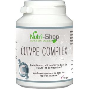 Nutri-shop Cuivre-Complex - Koper en vitamine C - 90 capsules