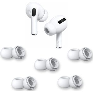Oordopjes - Airpods Pro - Wit - 5 Paar Vervangende Tips