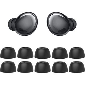 Oordopjes geschikt voor Samsung Galaxy BudsPro - Samsung Galaxy Buds Pro tips - Samsung Galaxy Buds Pro vervanging tips - 5 paar oordopjes voor Samsung Galaxy Buds Pro - Zwart / Large