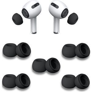 Oordopjes geschikt voor Apple Airpods Pro - Airpods Pro tips - Airpods Pro vervanging tips - 5 paar oordopjes geschikt voor Airpods Pro - Small / Zwart