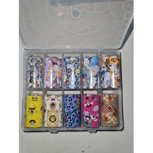 Nagelfolie- transferfolie- nageldecoratie- nailart