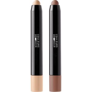 Couleurs de Noir - Conceal and Shaping Kit - 02 Naturel - Met Simmondsia Chinensis Seed Oil