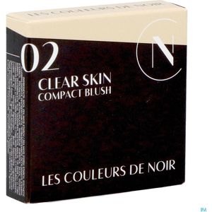 Les Couleurs de Noir Clean Skin Compact Blush 02 4.8gr