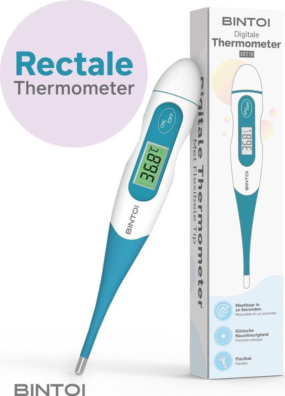 Bintoi® XR210 - Digitale Thermometer lichaam -  Koortsthermometer -  Temperatuurmeter