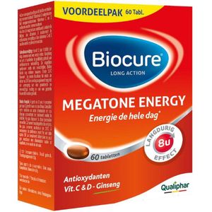 Biocure Long Action Megatone Energy Boost 60 Tabletten