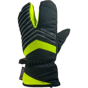 TriTiTan Finger Split Cycling Gloves Winter - Fietshandschoenen - Fluo Geel - S