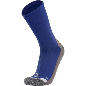 RØFF SOCKS® Gripsokken Voetbal - Sportsokken - Hardloopsokken - Naadloos - Compressie - Ergonomisch - Grijs - Maat 47-50