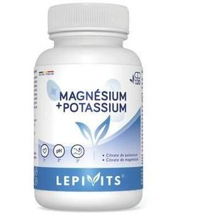 Magnesium + Kaliumcitraat - Natuurlijk Voedingssupplement - Geconcentreerd - 100 Capsules