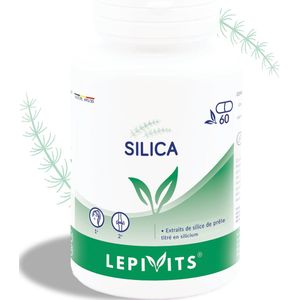 Silica | 60 plantaardige capsules | Heermoes Silica - Natuurlijk Silicium | Goede Remineralisatie van het Lichaam | Gewricht Comfort | Made in Belgium | LEPIVITS