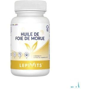 Lepivits - Levertraanolie Caps - 90 Nf - Vitamine A en D - Omega 3