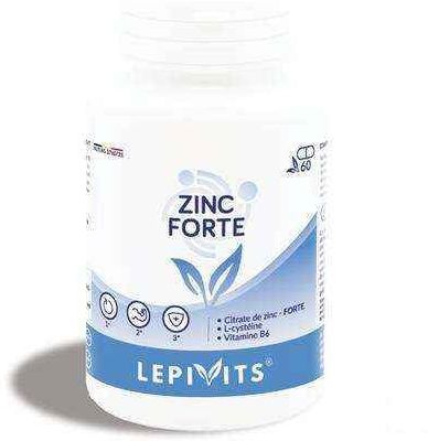 Zink Forte - Voedingssupplement - Biobeschikbaar Zinkcitraat - Cysteïne - Vitamine B6