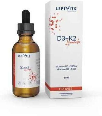 Vloeibare Supplement - Abrikozen - Vitamine D3 en K2 - Vegan