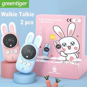 Minibear® Walkie Talkie Voor Kinderen | Portofoon | 2 Stuks - Blauw en Roze