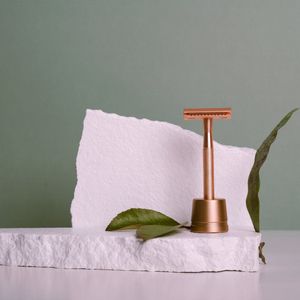 Wondr - Safety Razor - Rose Goud - Scheermesje