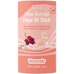 WONDR face oil stick - Droge tot normale huid - Hydraterend - glow retreat - revitalizing & smoothing - Solid gezichtsolie - 46g