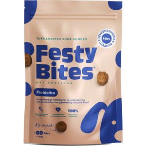 FestyBites Probiotica Hondensnack Kip 180 gr