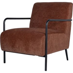 Usuals - Sammy Fauteuil - Ribstof - Relaxstoel - Terra