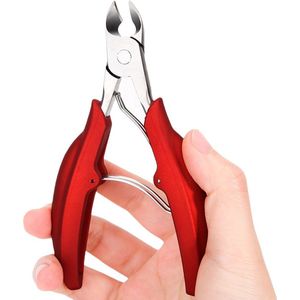 Medies - Professionele nageltang voor ingegroeide teennagels | nagelknipper teennagels | nageltang voor teennagels | nagelknipper voeten | nageltang voor pedicure | nageltang - knipveer systeem - bordeaux