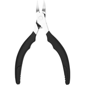 Medies - Multifunctionele nageltang met huidduwer en dubbelzijdige nagelvijl | nageltang voor harde teennagels | nagelknipper | nagelschaar | ingegroeide nagels | huidduwer | nagelvijl -  zachte anti slip handvaten - 3 in 1