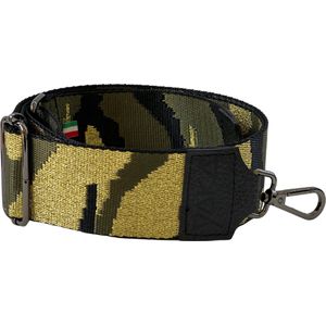 JUNGLE 2 - Bag strap - Festival tassenriem - Schouderband - Schouderriem tas - Tassen riem - Tas hengsel - Tassen band - gitaar strap - cameratas band - cross body - verstelbare riem - bag belt - handtas bandje - Kleurrijk