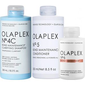 OLAPLEX Repair Set No.4C Shampoo + No.5 Conditioner + No.6 Leave In