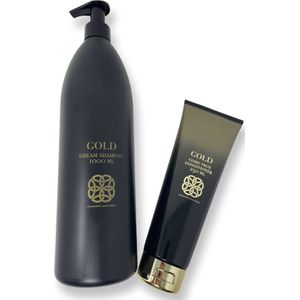 GOLD DREAM SHAMPOO 1000 ML & GOLD COME TRUE CONDITIONER 250 ML