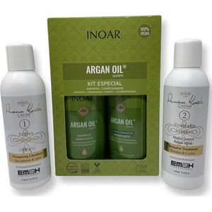 Keratin Caviar Kit 2 x 150ml & INOAR ARGAN OIL SHAMPOO & CONDITIONER